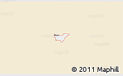 Classic Style 3D Map of ZIP code 74073, single color outside