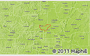 Physical 3D Map of ZIP code 74073