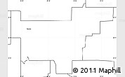 Blank Simple Map of ZIP code 74073