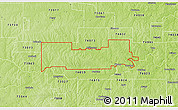 Physical 3D Map of ZIP code 74074