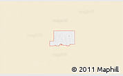 Classic Style 3D Map of ZIP code 74075, single color outside