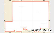 Classic Style Simple Map of ZIP code 74075