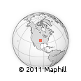 Outline Map of ZIP Code 74077