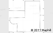 Blank Simple Map of ZIP code 74077, no labels
