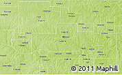 Physical 3D Map of ZIP code 74078