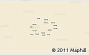Classic Style 3D Map of ZIP codes starting with 741, single color outside