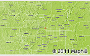 Physical 3D Map of ZIP code 74103