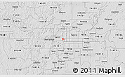 Silver Style 3D Map of ZIP code 74103