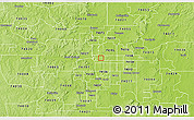 Physical 3D Map of ZIP code 74104