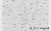 Silver Style Map of ZIP code 74104