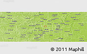 Physical Panoramic Map of ZIP code 74104