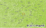 Physical 3D Map of ZIP code 74105