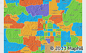 Political Map of ZIP code 74106