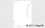 Blank Simple Map of ZIP code 74106