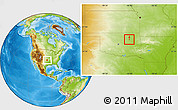 Physical Location Map of ZIP code 74107