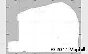 Gray Simple Map of ZIP code 74107