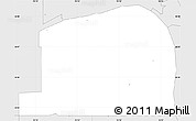 Silver Style Simple Map of ZIP code 74107