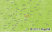 Physical 3D Map of ZIP code 74108