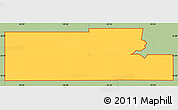 Savanna Style Simple Map of ZIP code 74108
