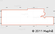 Silver Style Simple Map of ZIP code 74108