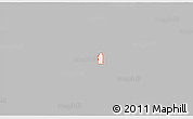 Gray 3D Map of ZIP code 74110, single color outside
