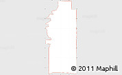Silver Style Simple Map of ZIP code 74110