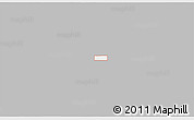 Gray 3D Map of ZIP code 74112, single color outside