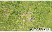 Satellite 3D Map of ZIP code 74112