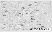 Silver Style 3D Map of ZIP code 74112