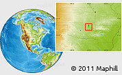 Physical Location Map of ZIP code 74112