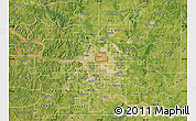 Satellite Map of ZIP code 74112