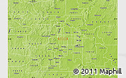 Physical Map of ZIP code 74114