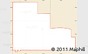 Classic Style Simple Map of ZIP code 74116