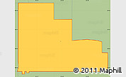 Savanna Style Simple Map of ZIP code 74116