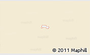 Classic Style 3D Map of ZIP code 74117, single color outside