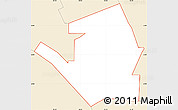 Classic Style Simple Map of ZIP code 74119