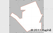 Gray Simple Map of ZIP code 74119