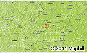 Physical 3D Map of ZIP code 74126