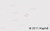 Silver Style 3D Map of ZIP code 74126, single color outside