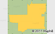 Savanna Style Simple Map of ZIP code 74126