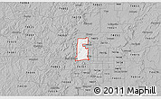 Gray 3D Map of ZIP code 74127