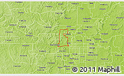Physical 3D Map of ZIP code 74127