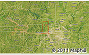 Satellite 3D Map of ZIP code 74127