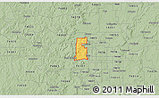 Savanna Style 3D Map of ZIP code 74127