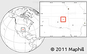 Blank Location Map of ZIP code 74127