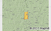 Savanna Style Map of ZIP code 74127