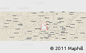 Classic Style Panoramic Map of ZIP code 74127