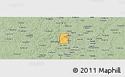 Savanna Style Panoramic Map of ZIP code 74127