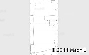 Blank Simple Map of ZIP code 74127