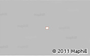 Gray 3D Map of ZIP code 74128, single color outside